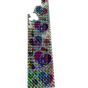 Lisa Frank Vintage Pointe Ballet Dance Shoes Prism Sticker Sheet USED READ Music